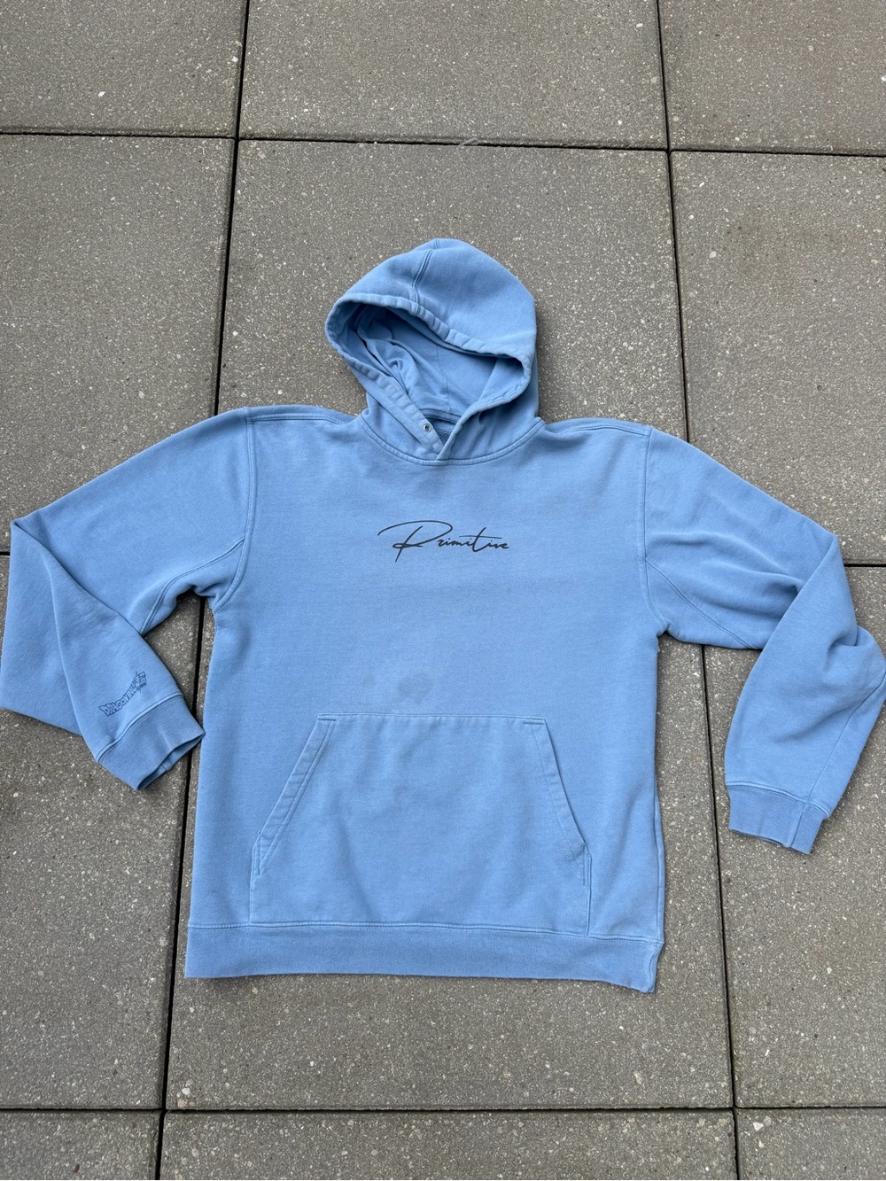Primitive x Dragon Ball Super Future Trunks Anime Hoodie Blue